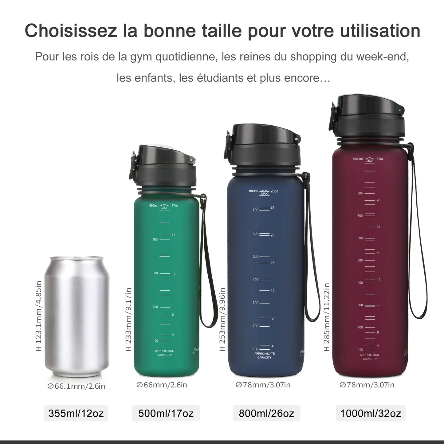WATER BOTTLES