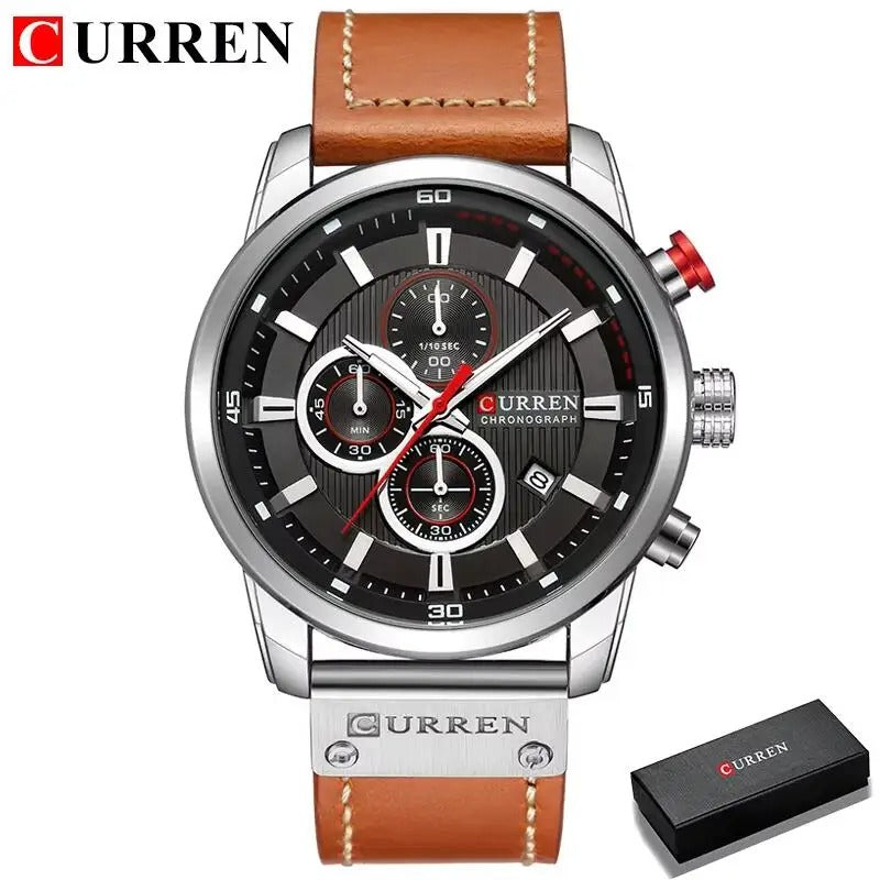 Top Brand Luxury Chronograph Quartz Watch Men Sports Watches Military Army
