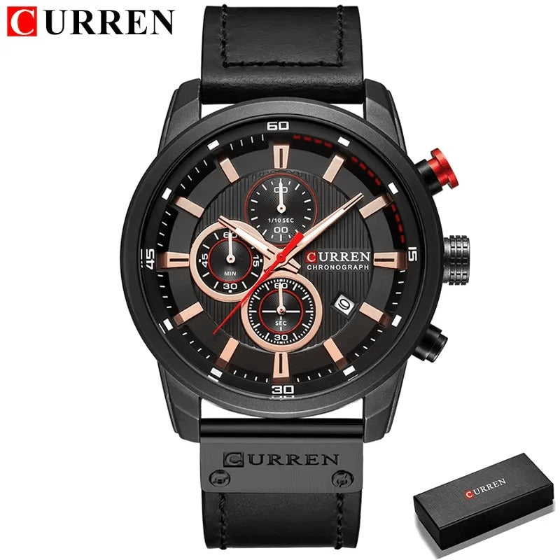 Top Brand Luxury Chronograph Quartz Watch Men Sports Watches Military Army