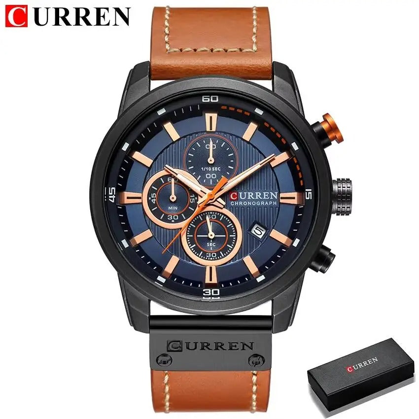 Top Brand Luxury Chronograph Quartz Watch Men Sports Watches Military Army
