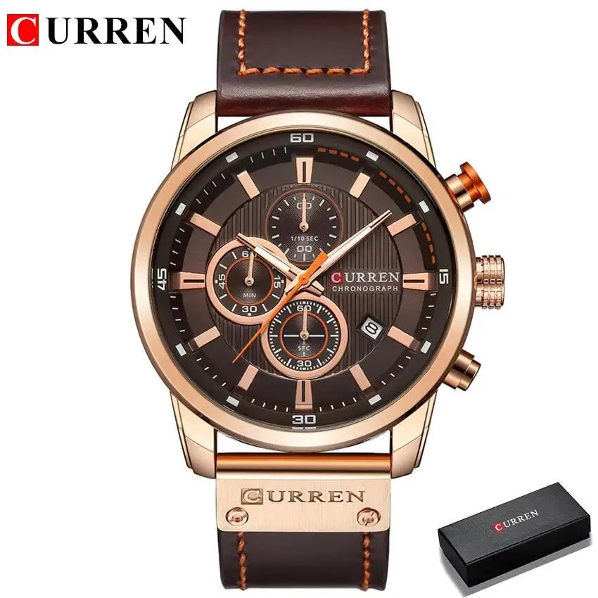Top Brand Luxury Chronograph Quartz Watch Men Sports Watches Military Army
